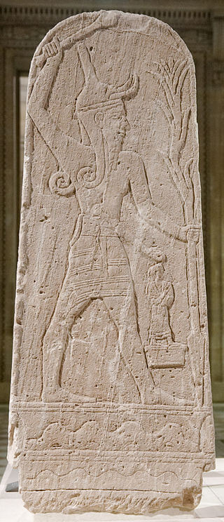 Baal thunderbolt Louvre AO15775