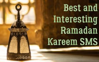 Best and Interesting Ramadan Kareem SMS