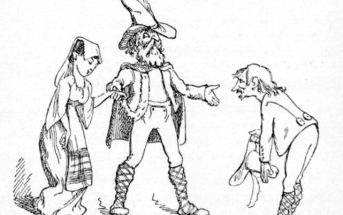 One of Gilbert's illustrations for "Gentle Alice Brown"