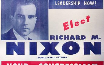Nixon's congressional campaign flyer
