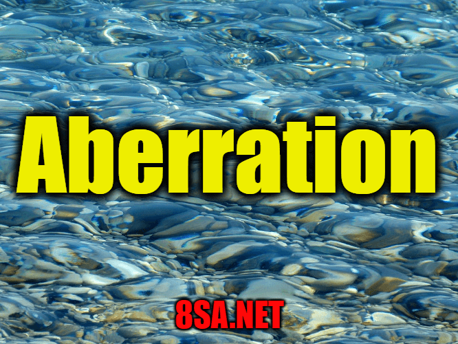 Use Aberration in a Sentence - How to use "Aberration" in a sentence