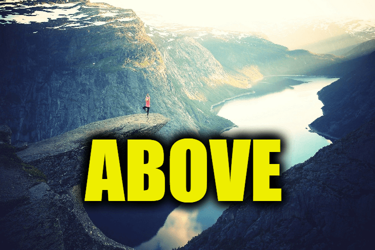 Use Above in a Sentence - How to use "Above" in a sentence