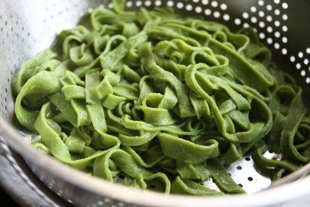 Have actual spinach in your spinach pasta