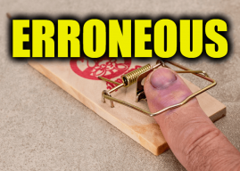 Use Erroneous in a Sentence, How to use “Erroneous” in a sentence