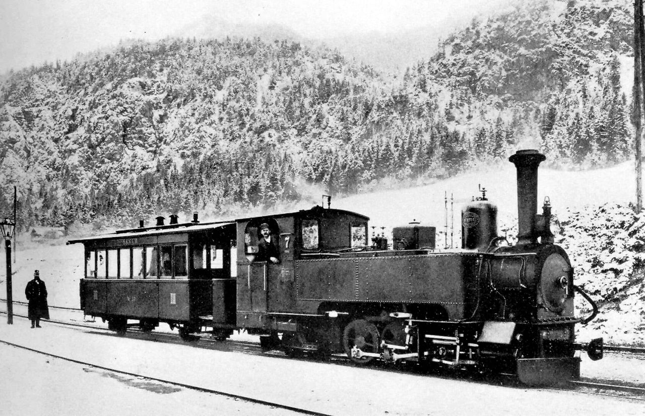 A German railway in 1895 (Source: wikipedia.org)