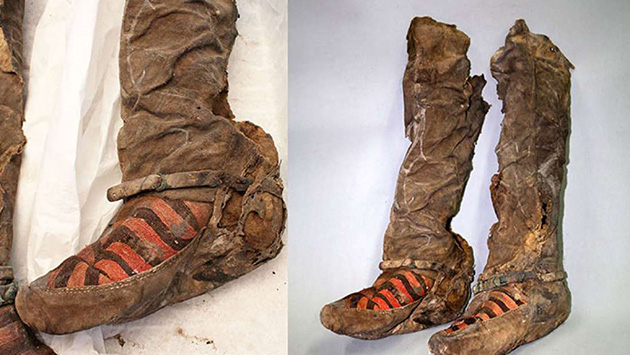 1,100-Year-Old Mummified Remains Found with Fantastic Footwear
