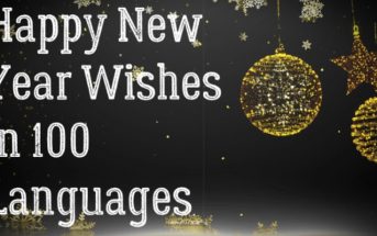 Happy New Year Wishes in 100 Languages, Greetings, Sayings