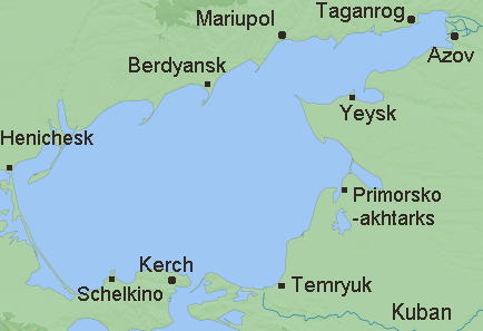 Azov Sea Cities
