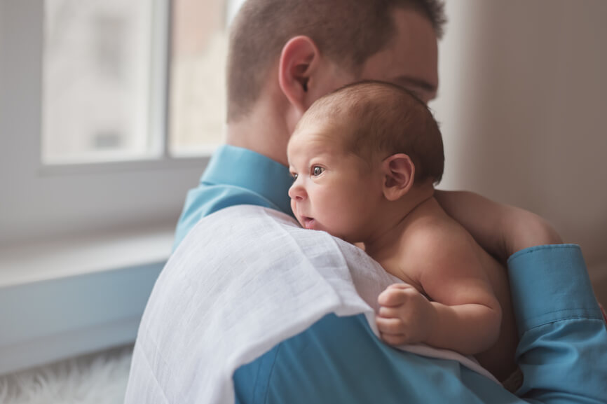 Fathers can be a part of feeding, which usually is a bonding time between the child and mom