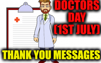 Doctors Day (1st July) Thank You Messages, Quotes and Notes