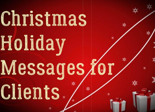 Christmas Holiday Messages for Clients (Christmas Holiday Wishes)