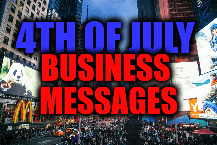 4th of July Business Messages, Greetings Card and Wishes