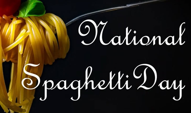National Spaghetti Day (January 4)