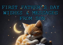 First Father’s Day Heartfelt Messages and Quotes from Son