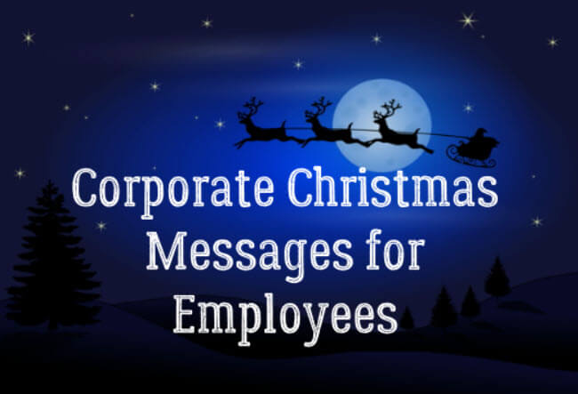 Corporate Christmas Messages for Employees