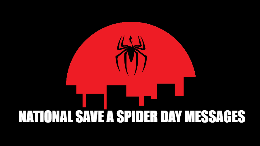 National Save a Spider Day Messages