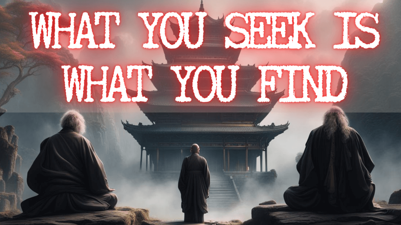 What You Seek is What You Find: The Zen Master's Wisdom